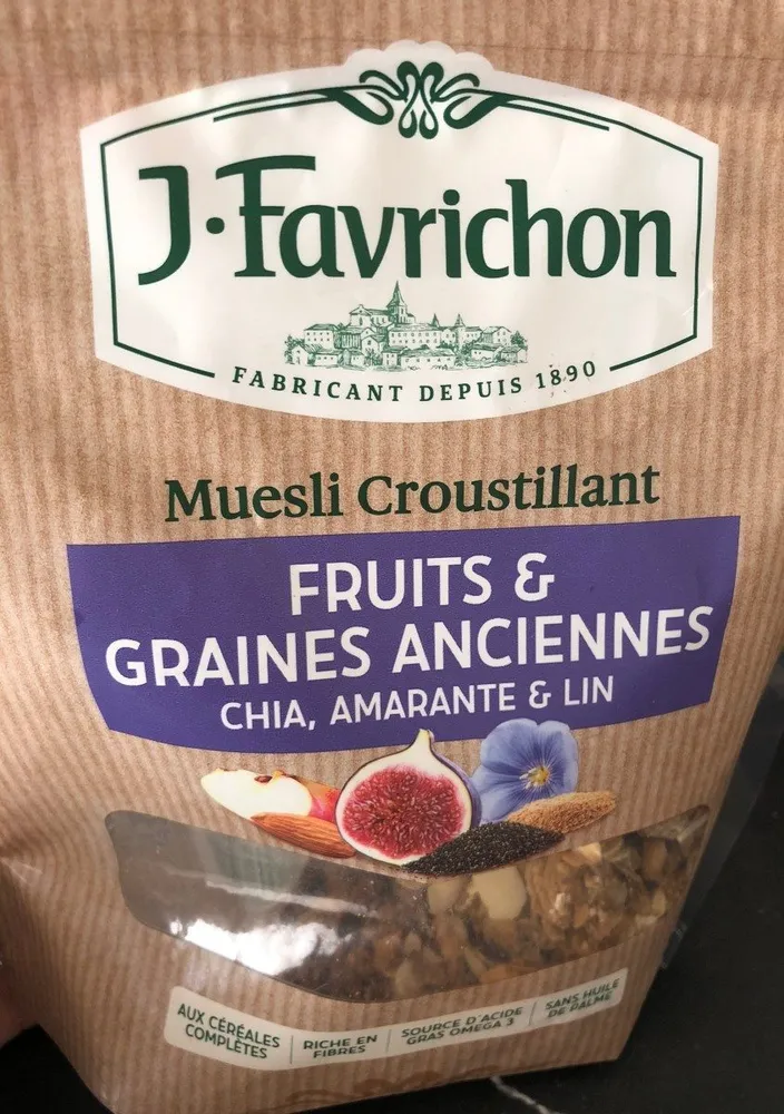 Muesli Croustillant Fruits et Graines Anciennes