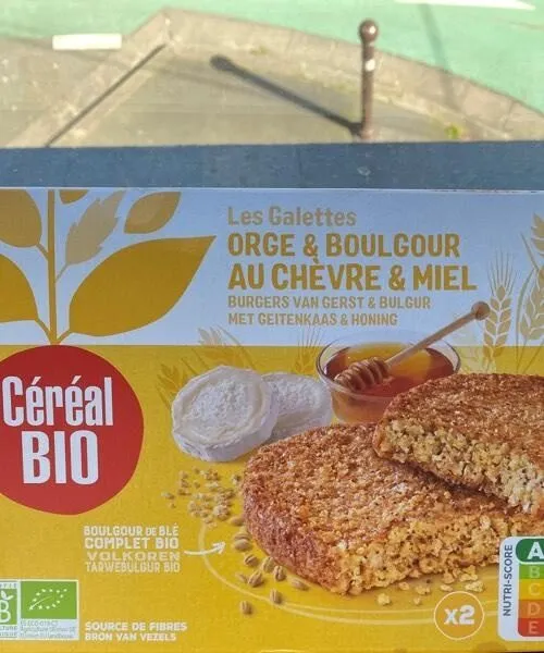 Galettes  Orge & Boulgour au chèvre miel