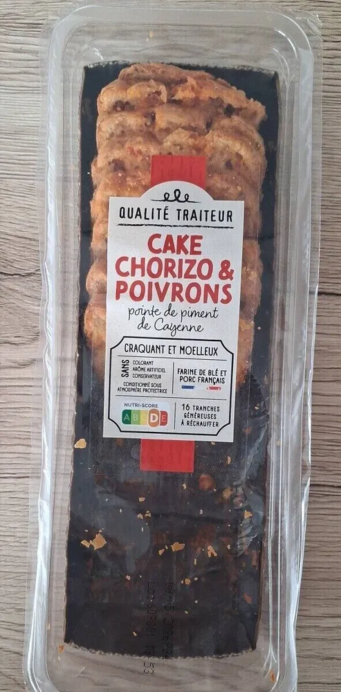 Cake chorizo et poivrons