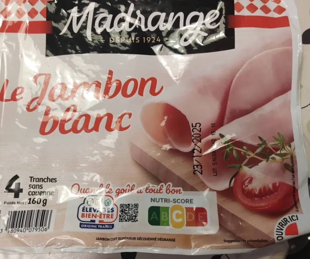 Jambon blanc