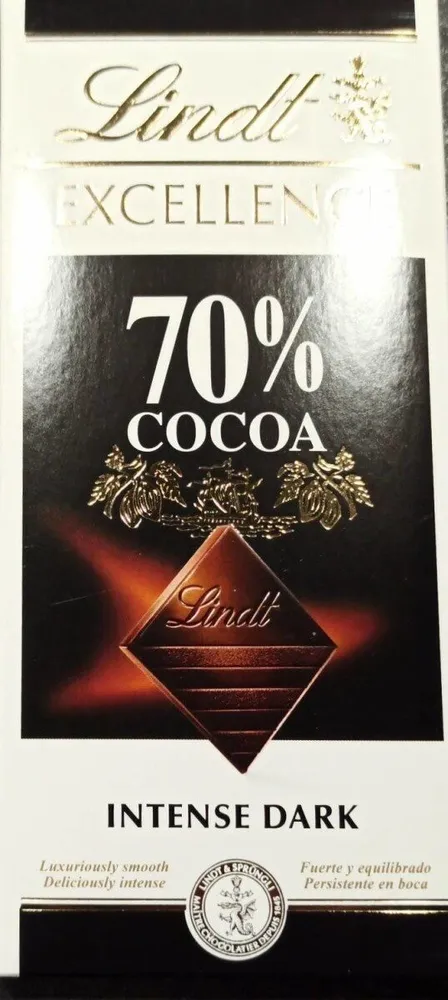 Chocolate Lind Excellence 70 cocoa