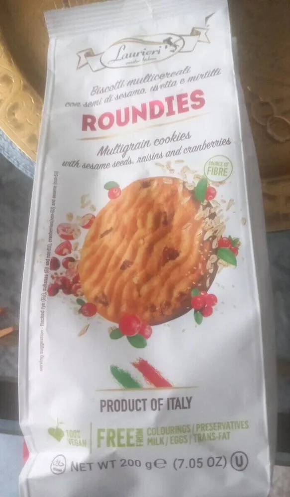 Roundies multigrain cookies