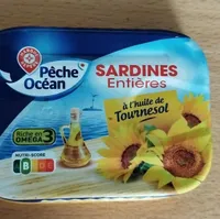 Sardines entières à l'huile de tournesol