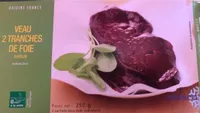 Veau 2 tranches de foie