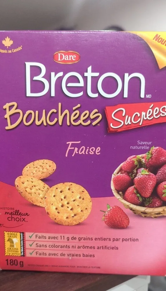 Breton bouchée fraise
