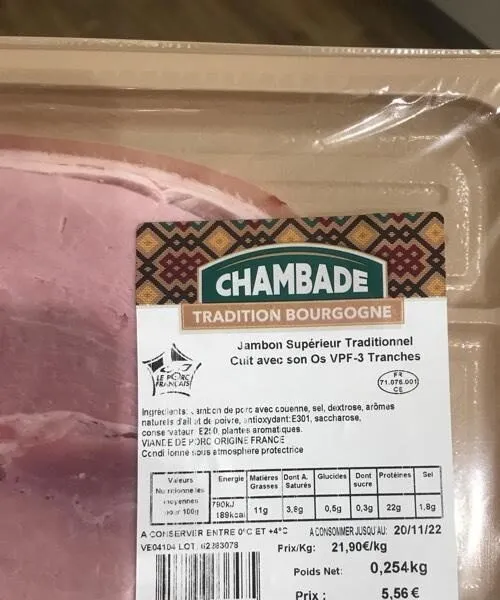 Jambon  cuit