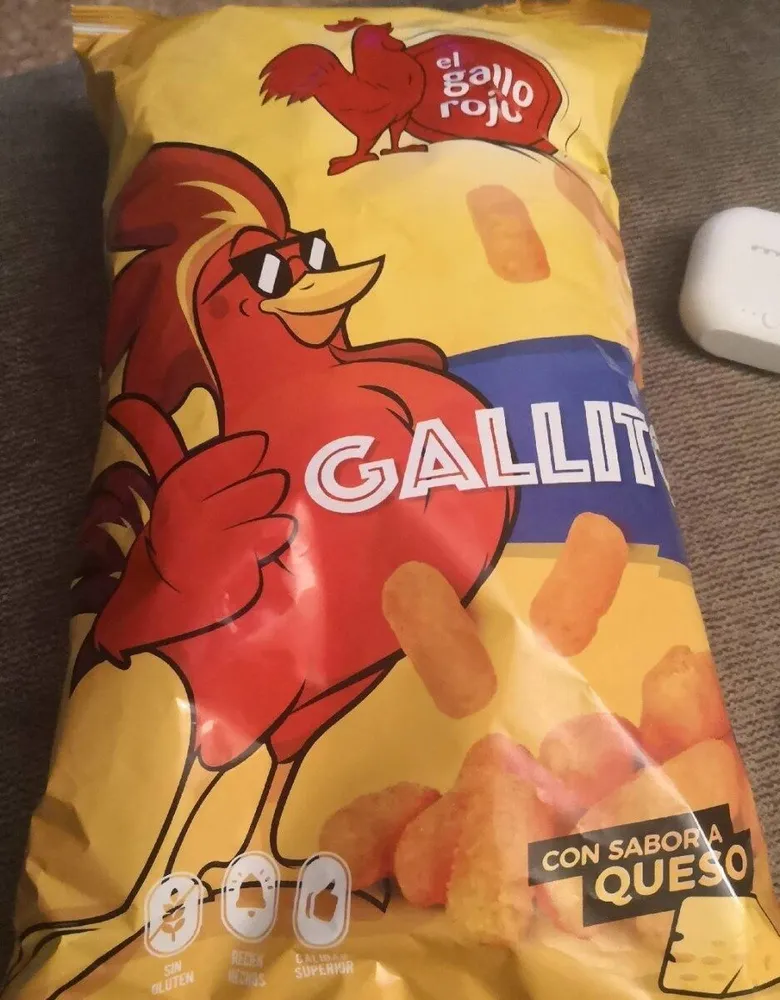 Gallitos con sabor a queso