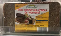 Pain complet aux graines de tournesol