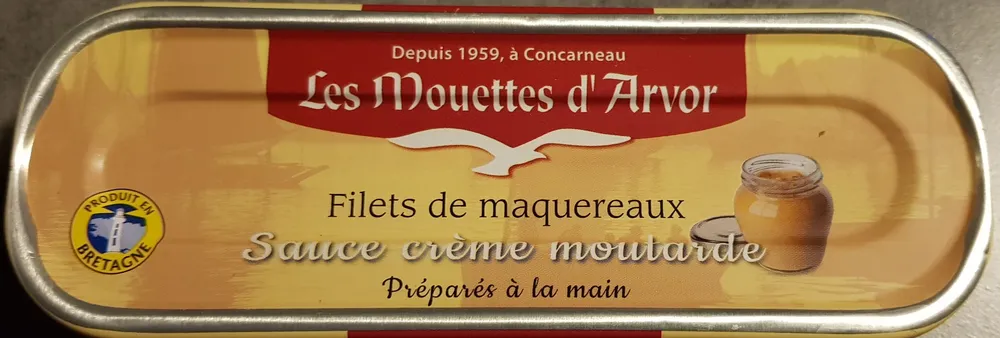 filets de maquereaux sauce crème moutarde
