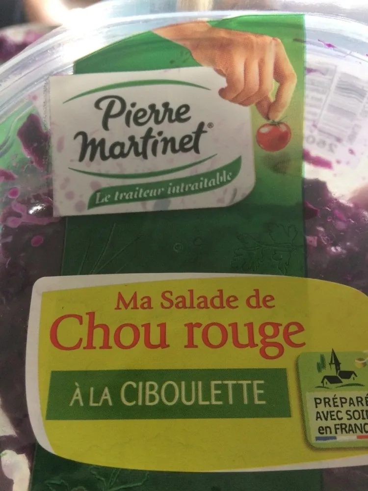 Salade chou rouge