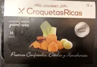 Croquetas de puerros confitados, dátiles y zanahorias