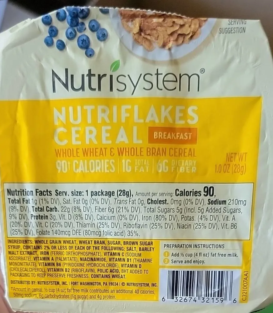 Nutriflakes cereal