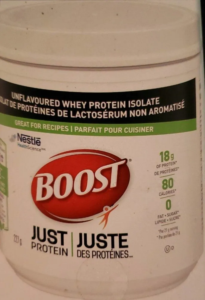 Unflavored whey protein powder