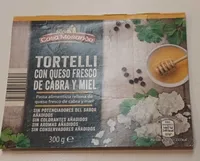 Tortelli con queso fresco de cabra y miel