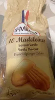 10 Madeleines saveur Vanille