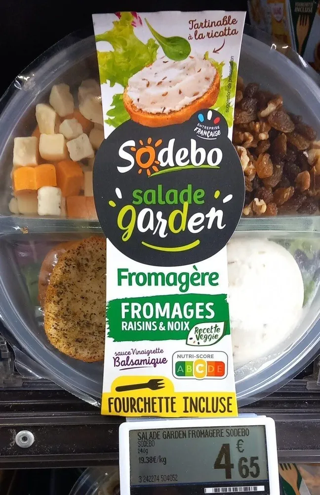 Salade garden fromagère