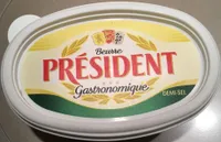 Beurre president gastronomique