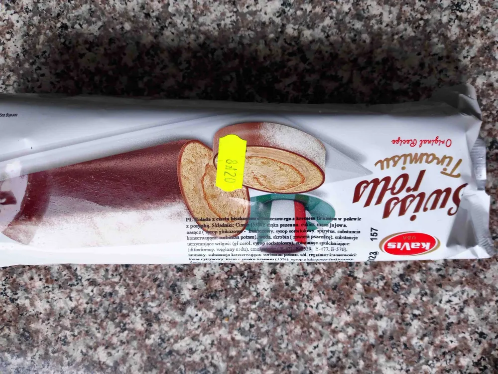 Swiss rolls tiramisu