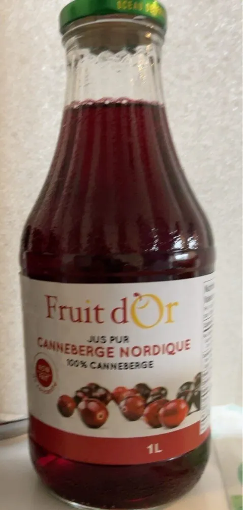 jus pur Canneberge nordique