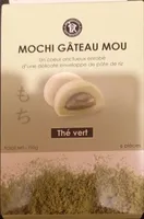 Mochi gâteau mou thé vert
