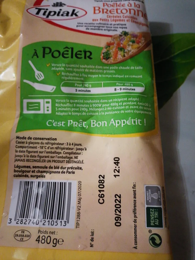 poêlée à la bretonne