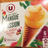 Cones sorbet mangue passion