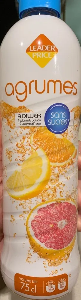 Sirop agrumes sans sucres