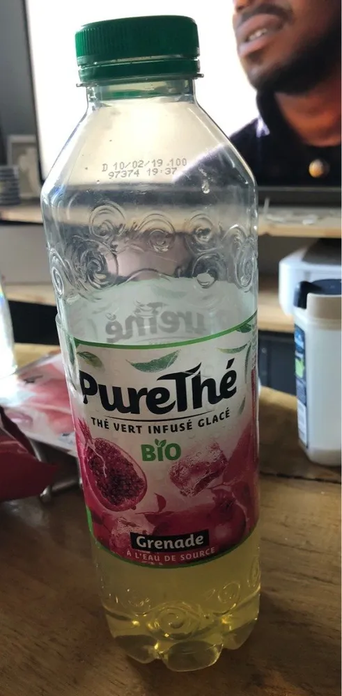 Thé vert infusé glacé