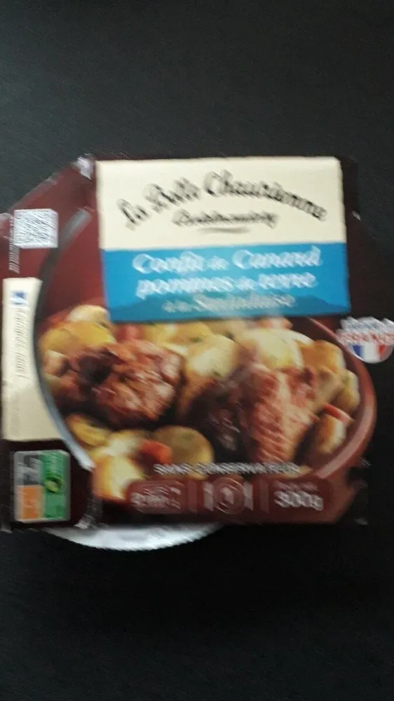 Confit  de canard pommes de terre