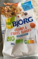 Granola fruits rouges