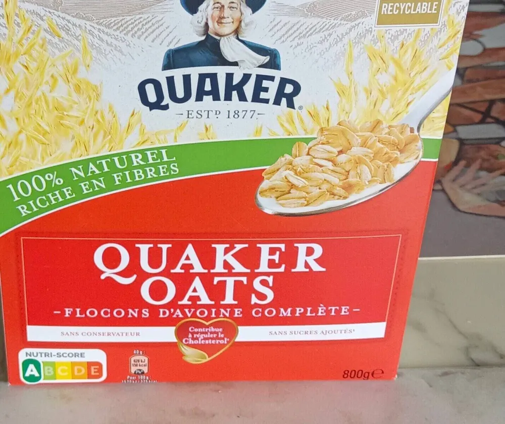 Flocons d'avoine de Quaker Oats