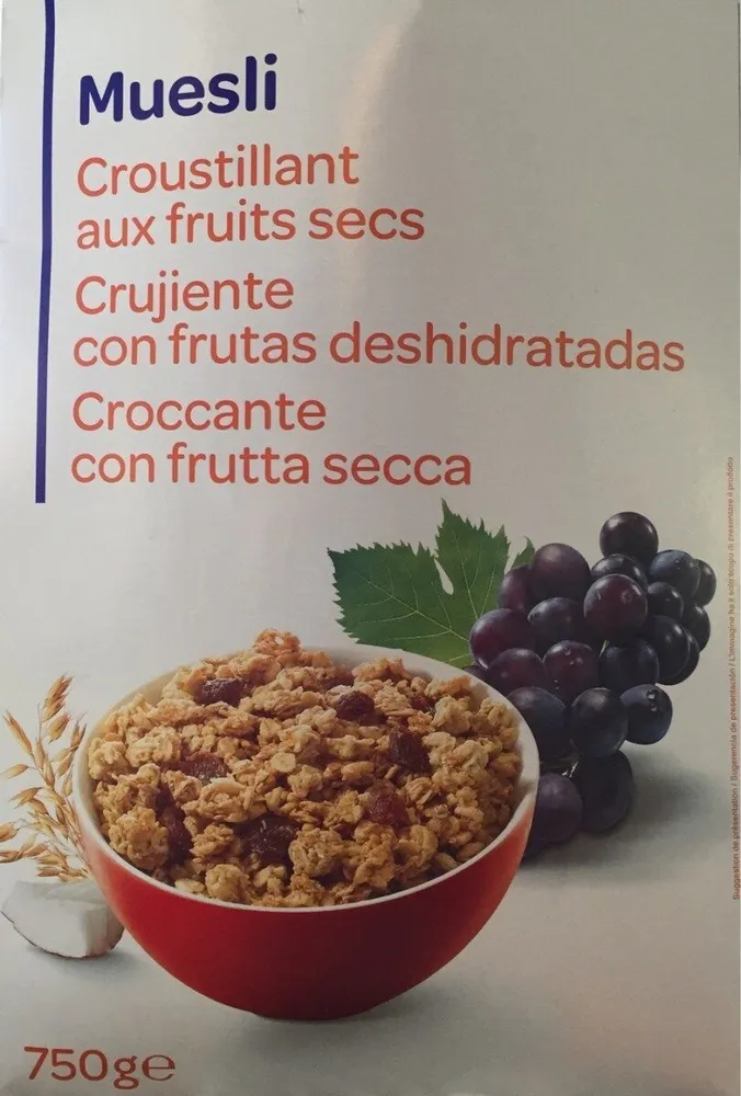 Muesli Croustillants aus fruits secs
