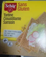 Tartine croustillante sans gluten