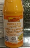 Sauce de type mayonnaise a la sauce sriracha