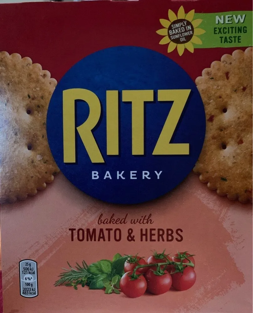 Ritz bakery baked with tomato & herbs