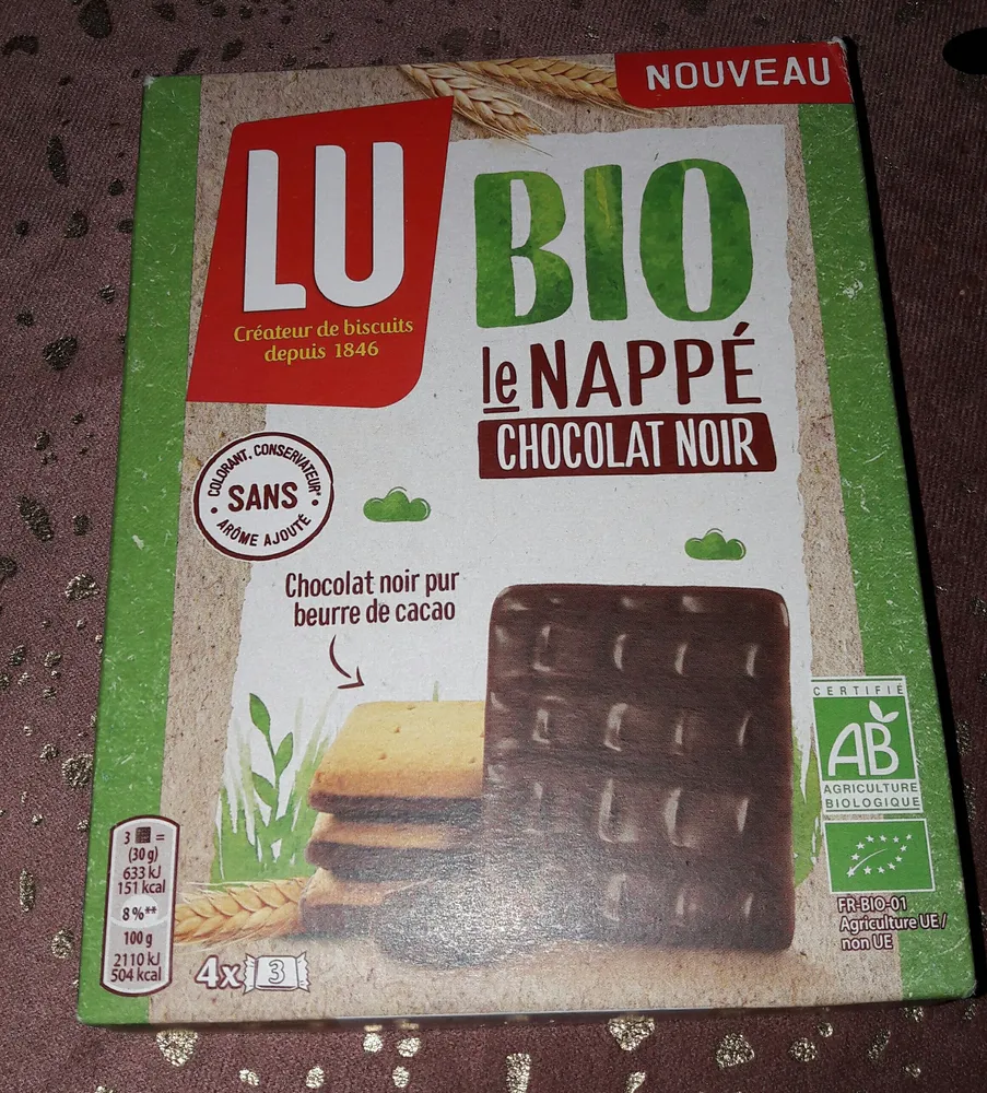le nappé chocolat noir