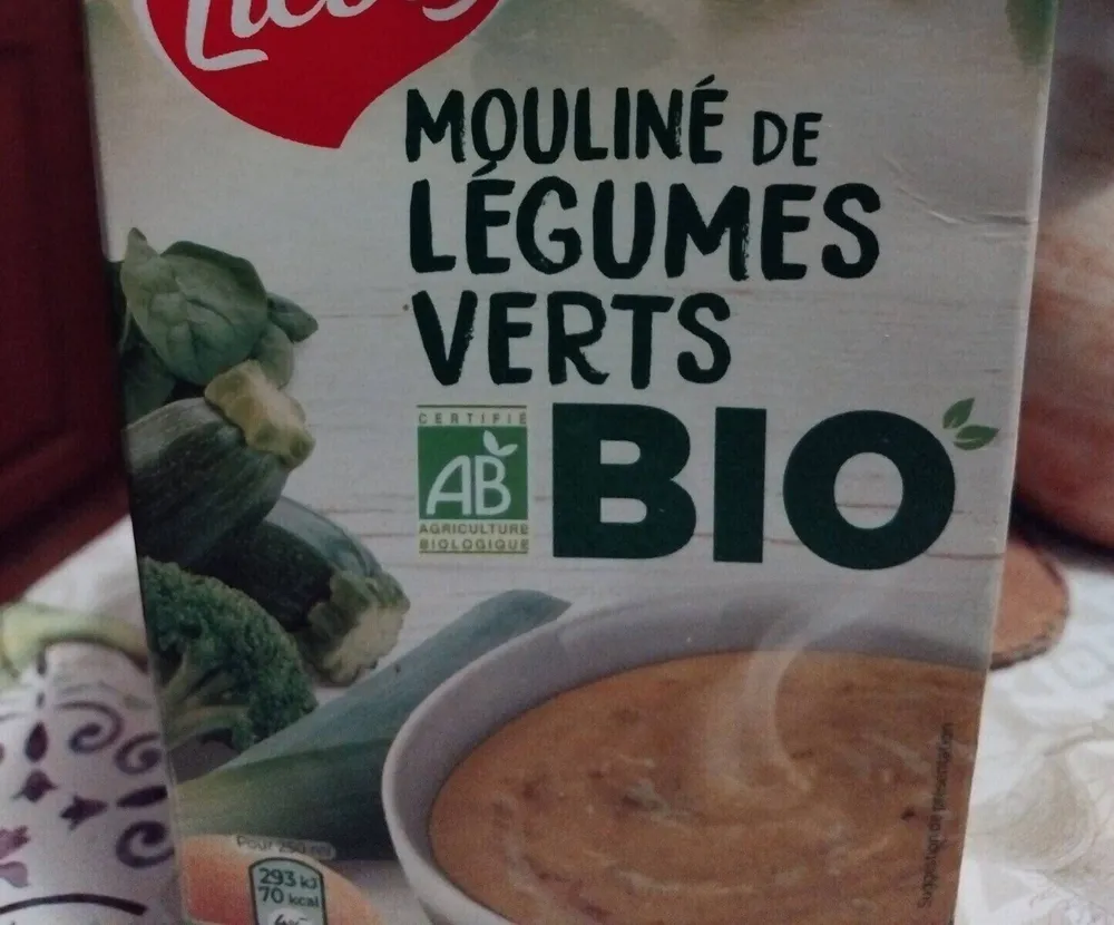 Mouliné légumes verts bio