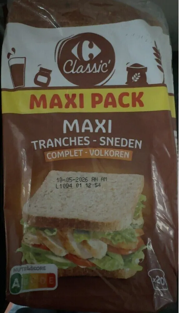 Maxi tranches - complet