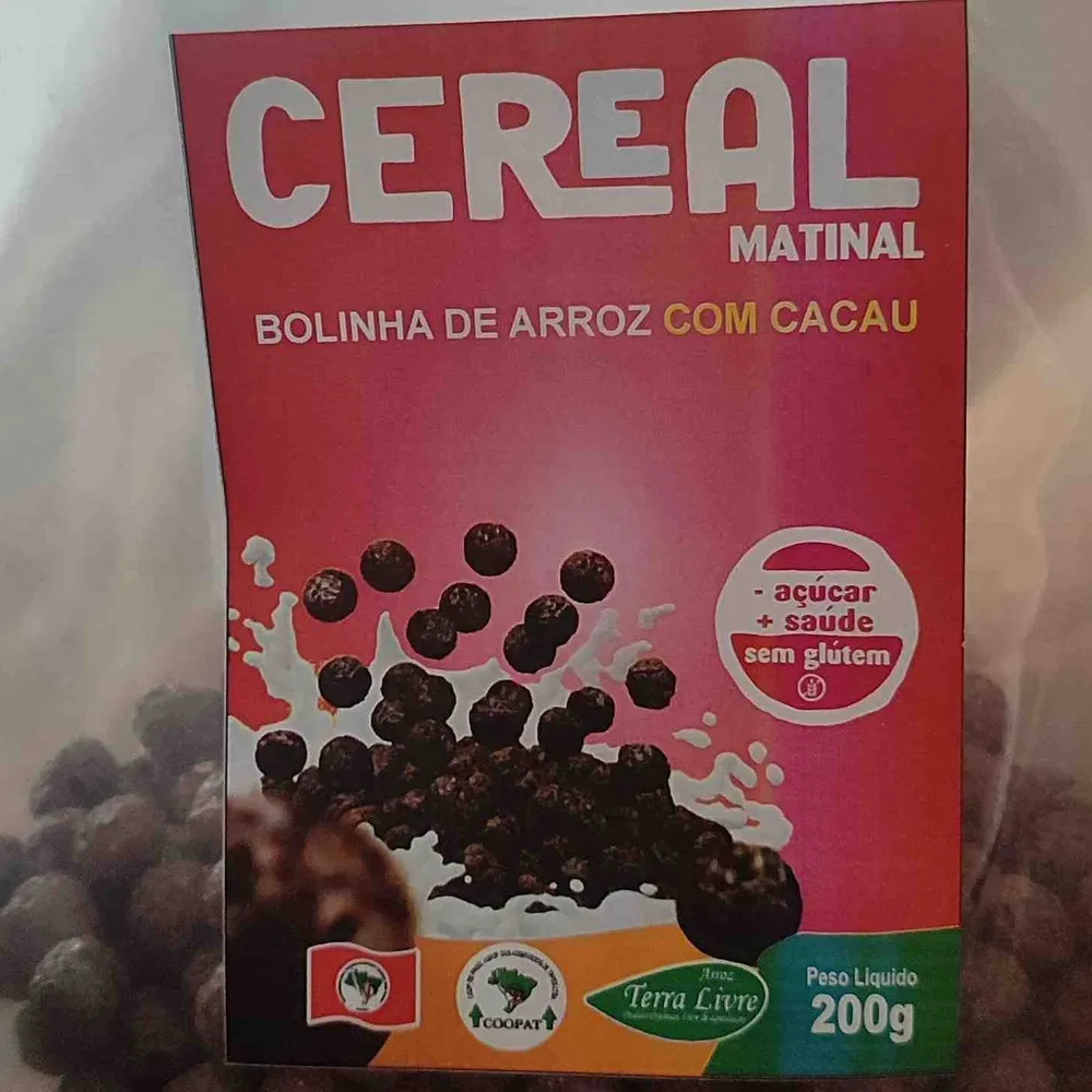 Cereal Matinal Bolinha de Arroz com Cacau