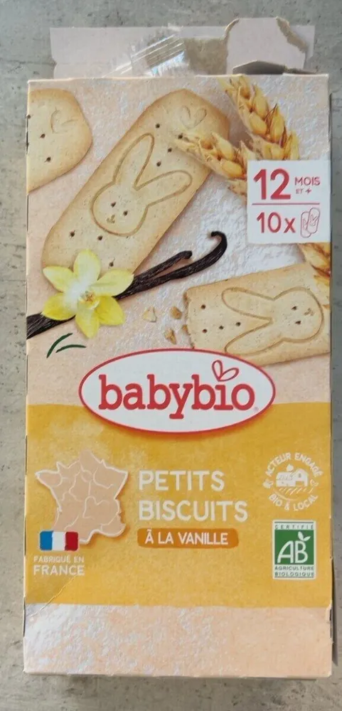 Petits biscuits a la vanille