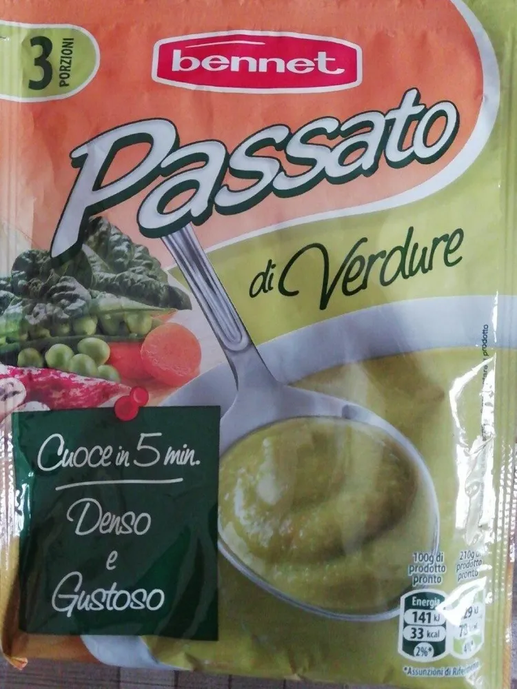 Passato verdure bennet