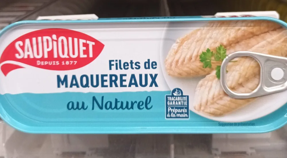 Filet de maquereaux au naturel