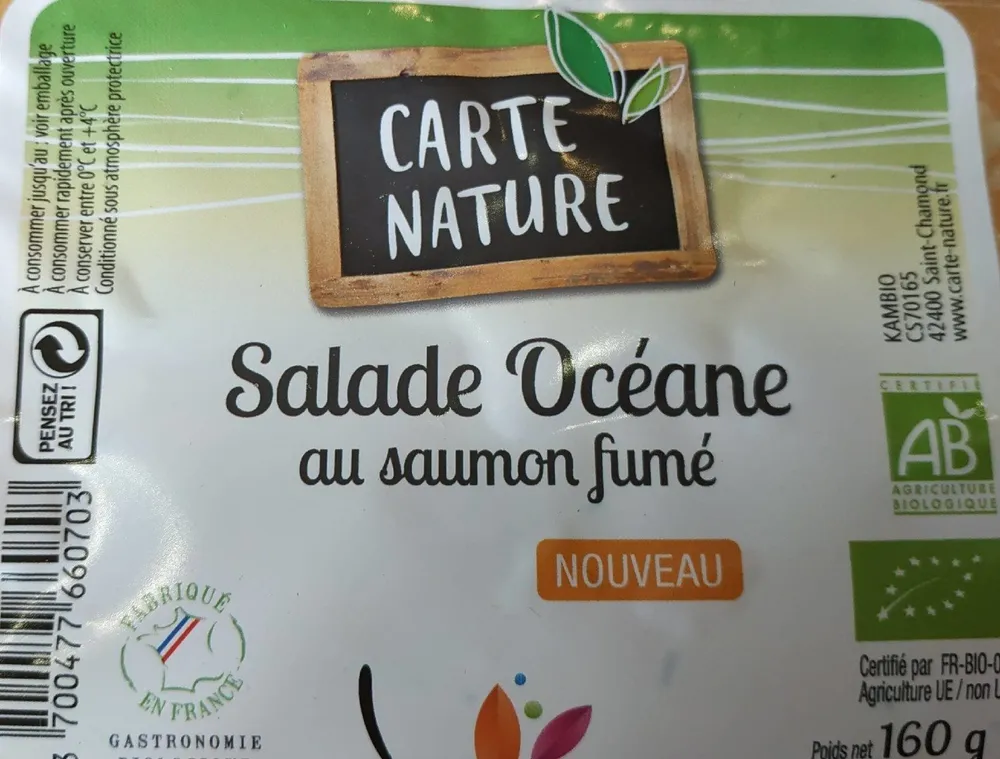 Salade Océane au saumon fumé