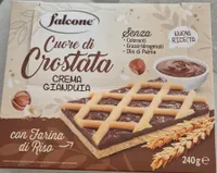 Cuore di crostata crema gianduia