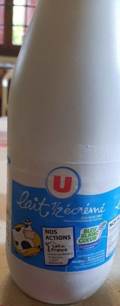 Lait demi-écrémé