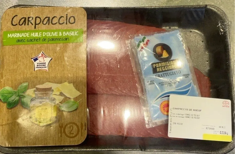 Carpaccio - Huile d’olive & Basilic