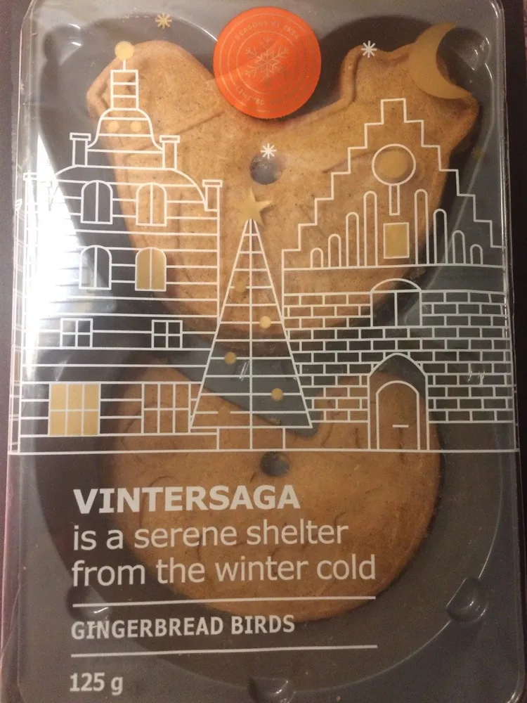 Vintersaga gingerbreads birds