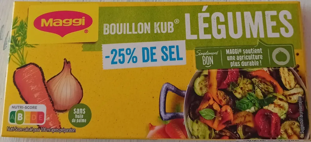 Bouillon Kub légumes