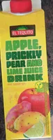 Apple, prickly pear and lime juice drink