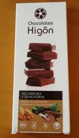 Chocolate algarroba y almendras